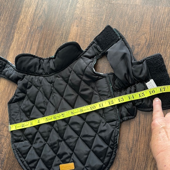 Kuoser Reversible Flannel/Quilted Dog Coat. Small NWOT - Picture 7 of 10